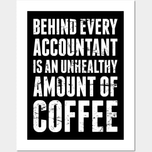 Coffee| Funny Accountant Quote Posters and Art